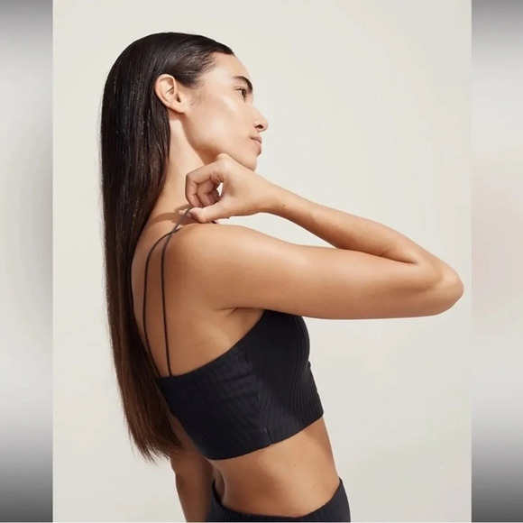 Madewell MWL brushed ribbed cropped tank - Picture 3 of 8